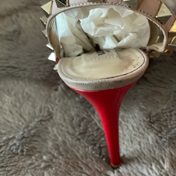 Valentino Rockstud Sandals 37 1/2 - Picture 5 of 16